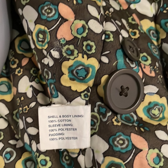 Gap Coat Lined Pockets Zip Up Button Up Size XS - Picture 14 of 14